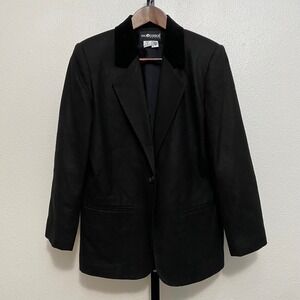 Vtg Women's Pure New Wool Blazer Coat 6 Heritage Old Money Quiet Luxury Academia